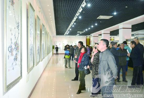 德州市画家田瑞举办从艺50年画展