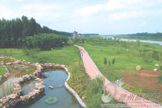 减河湿地:亲水公园 绿色乐园