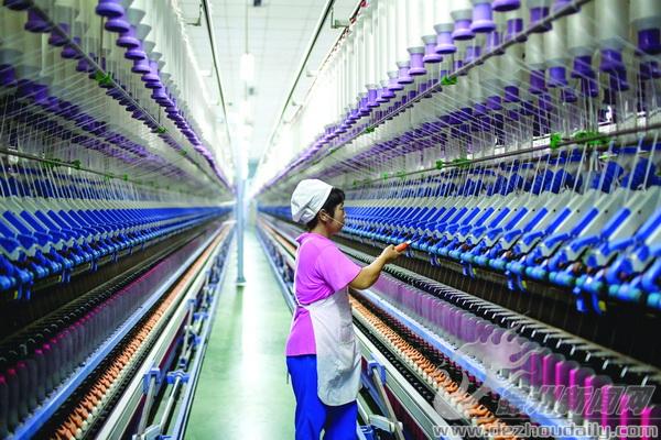 恒丰集团纺纱生产线。