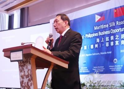 菲律宾工商总会永远名誉会长蔡聪妙:菲律宾和