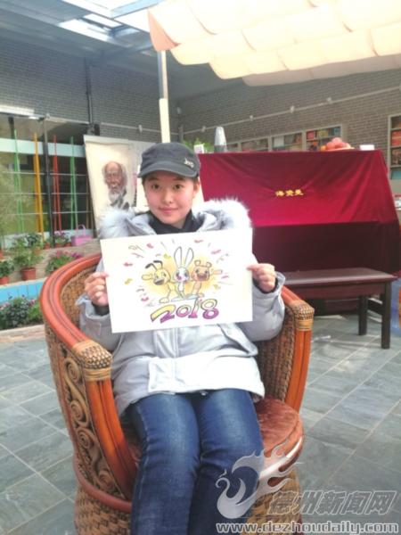 少女漫画家传出独创画笔