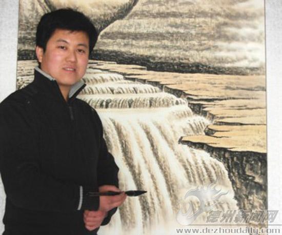 大墨挥彩 山水如歌—记德州青年画家姚向东
