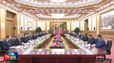 习近平同乌拉圭总统奥尔西举行会谈